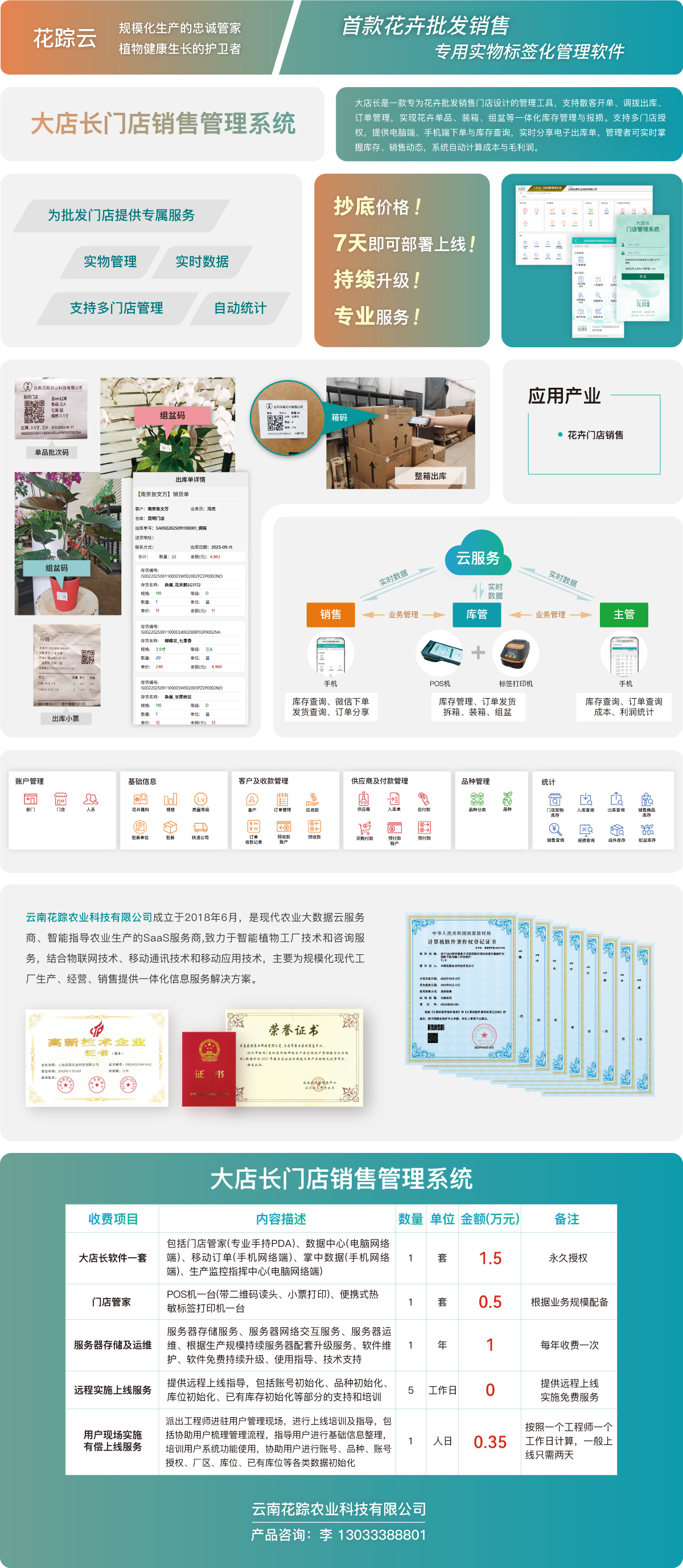 大店长门店销售管理系统